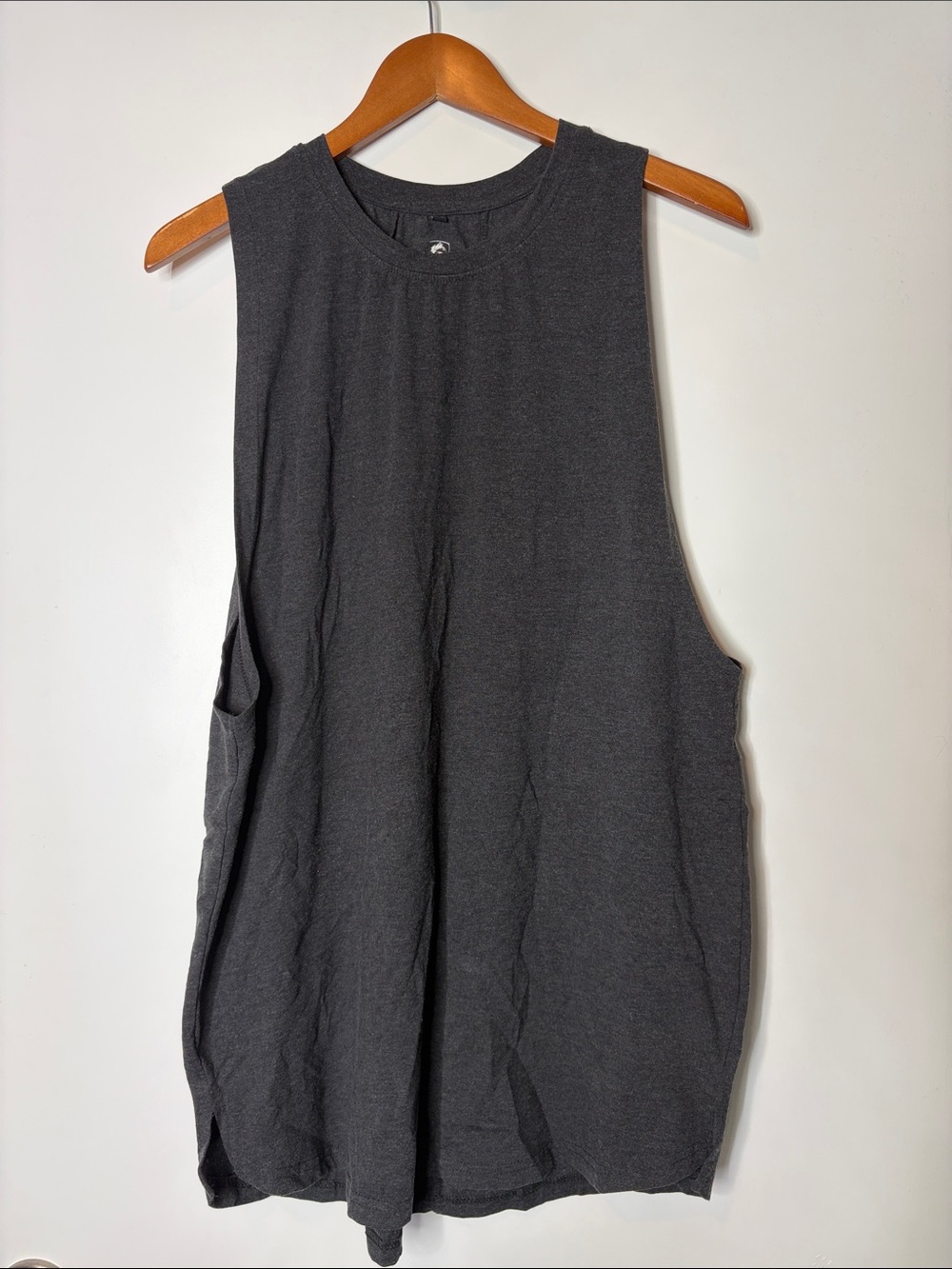 Alphalete Charcoal Relaxed Droopped armhole sleeveless Muscle Tank size xl